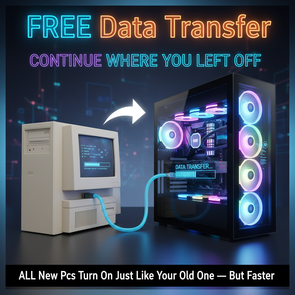 FREE DATA TRANSFER - Continue Where You Left Off