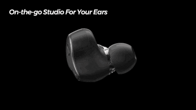 wireless earbud splitting open to reveal internal components