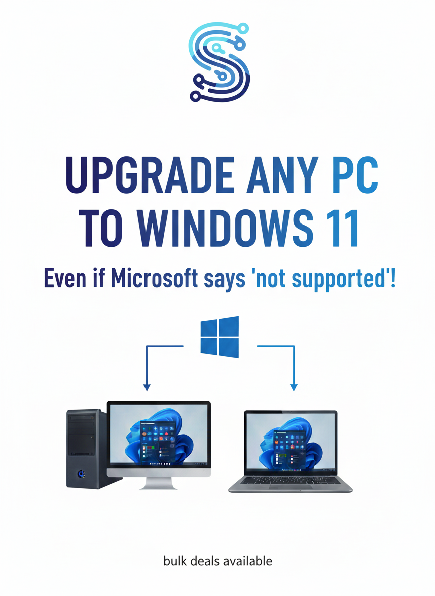 UPGRADE ANY PC TO WINDOWS 11