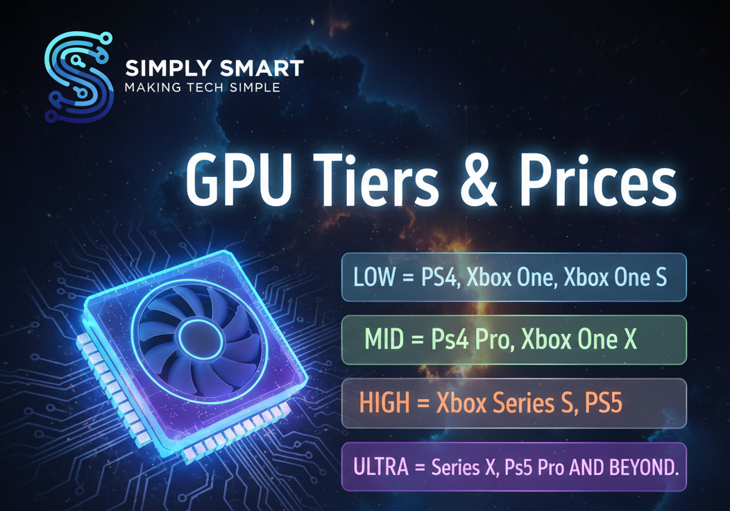 The Simply Smart GPU Tier List — Prices & Console Comparisons