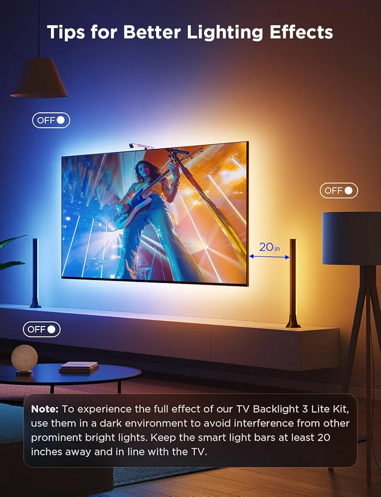 Govee - Envisual TV Backlite 3 Lite - Starter Kit - 4 in 1