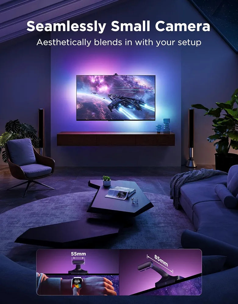 Govee - Envisual TV Backlight 3 Pro- RGBICWW - Google/Alexa + Razer Chroma