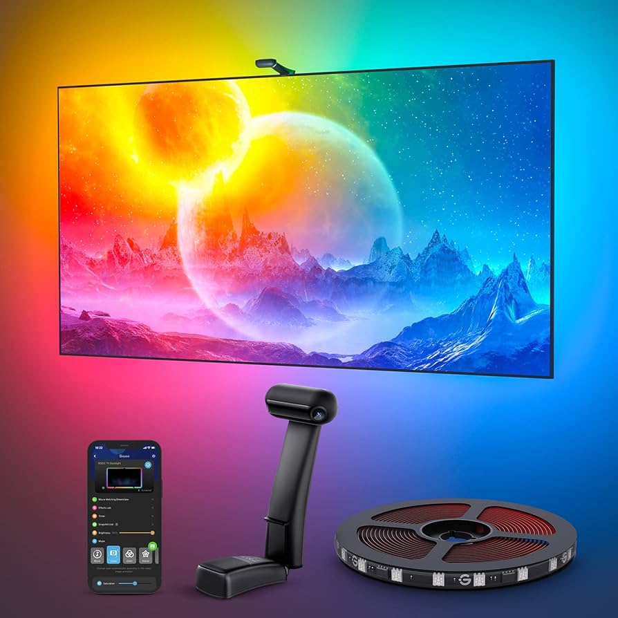 Govee - Envisual TV Backlight T2 - RGBICW - Google/Alexa + Razer Chroma