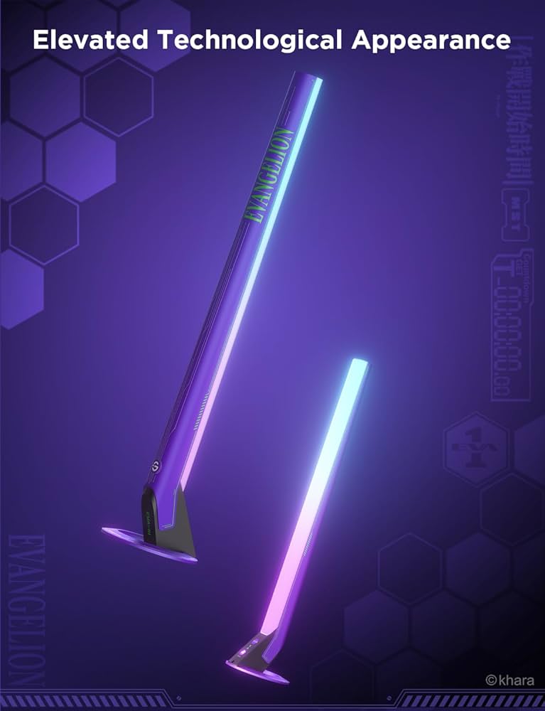 Govee x Evangelion - Smart Gaming Light Bars - RGBICWW - Google/Alexa + Razer Chroma