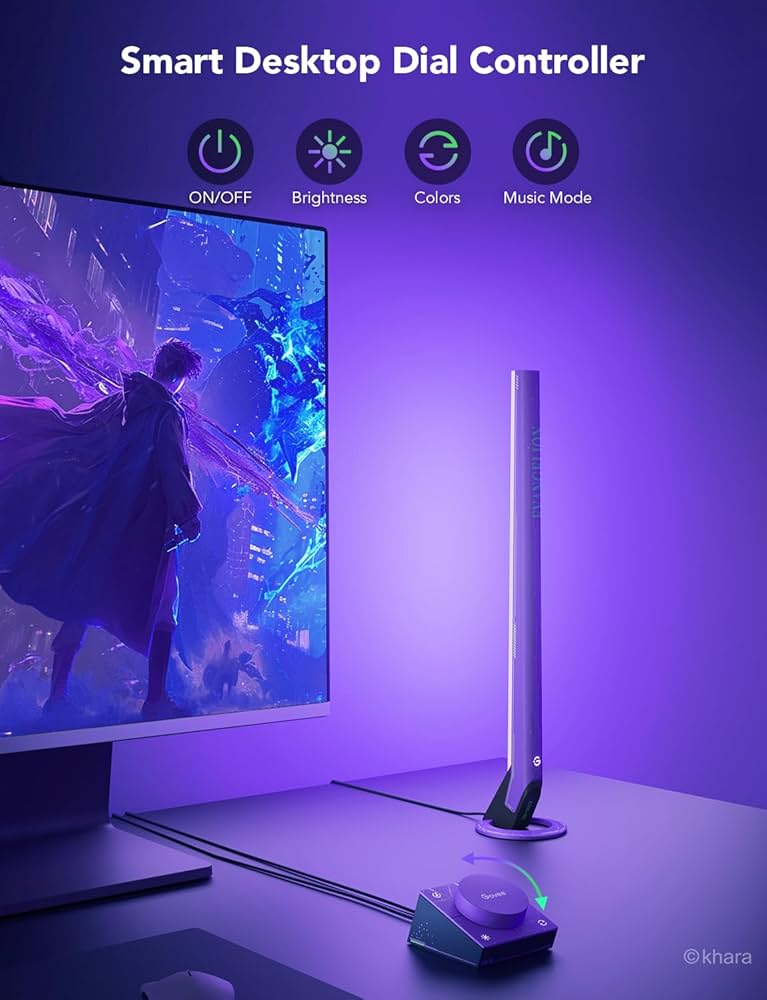 Govee x Evangelion - Smart Gaming Light Bars - RGBICWW - Google/Alexa + Razer Chroma