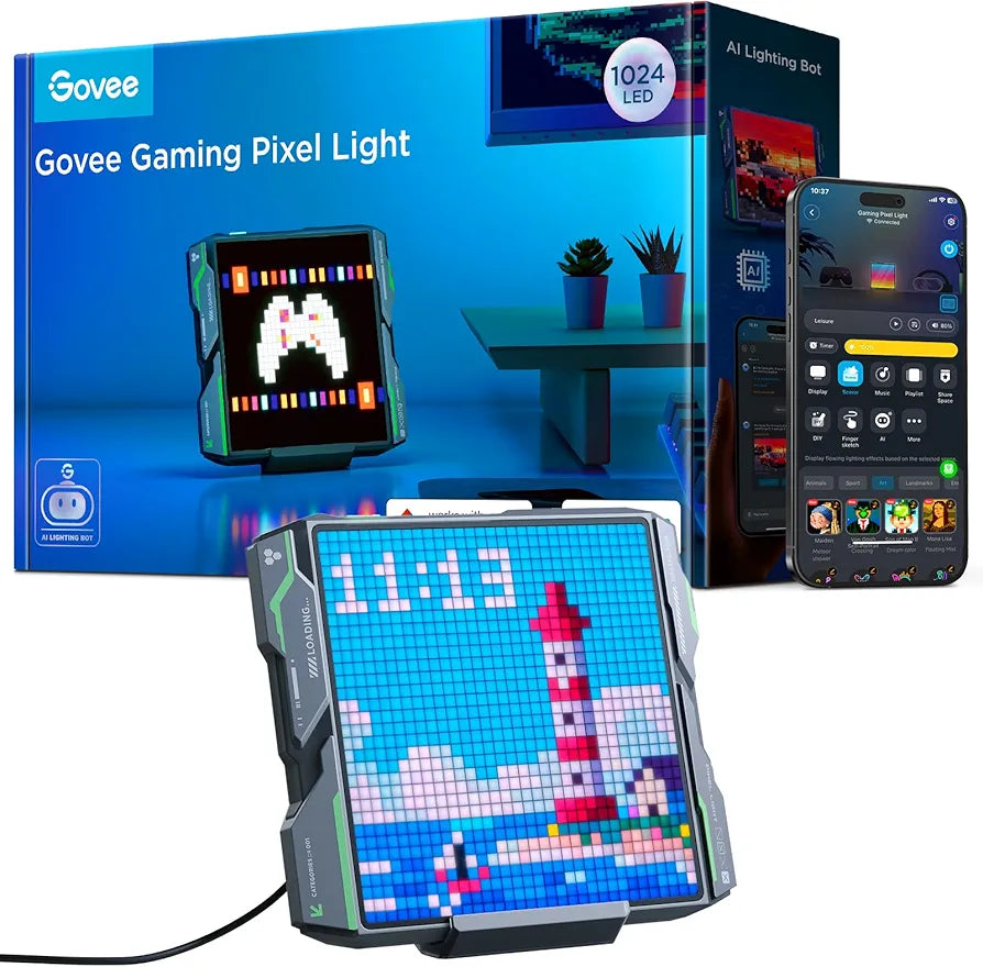 Govee - Gaming Pixel Light - RGBIC - Google/Alexa + Razer Chroma