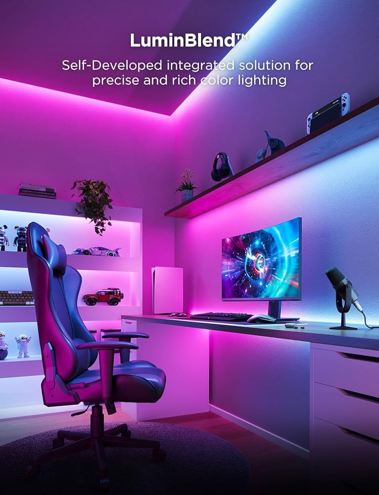 Govee Strips 2 PRO - LuminBlend - 16 Bit Color - Google/Alexa + Razer Chroma
