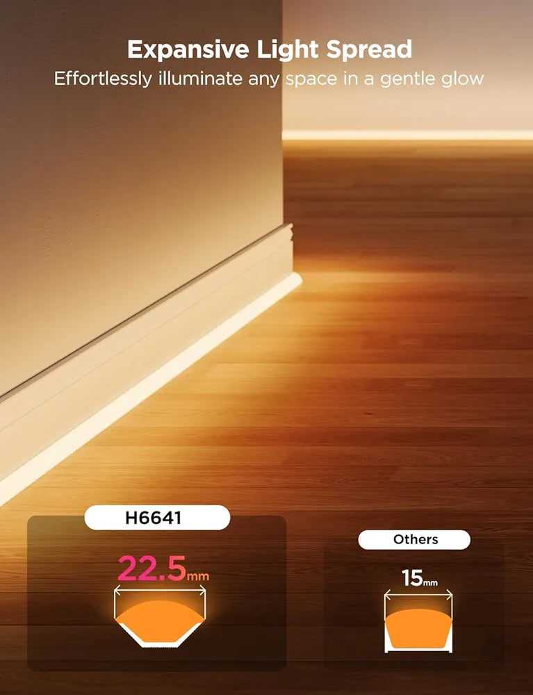 Govee - Smart Neon LED Strips - RGBIC - 16.4ft - Google/Alexa + Razer Chroma