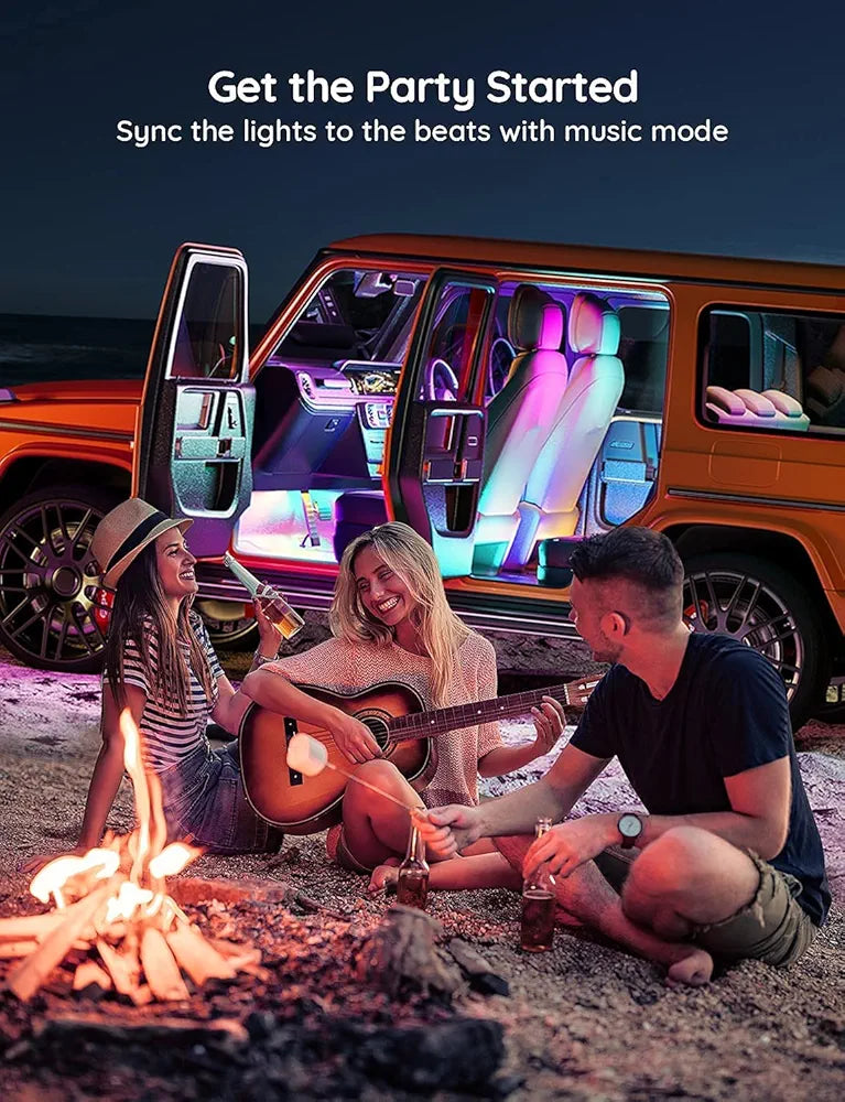 Govee - Smart LED Car Strips - App - RGBIC