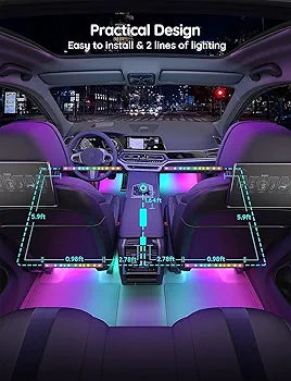 Govee - Smart LED Car Strips - App - RGBIC