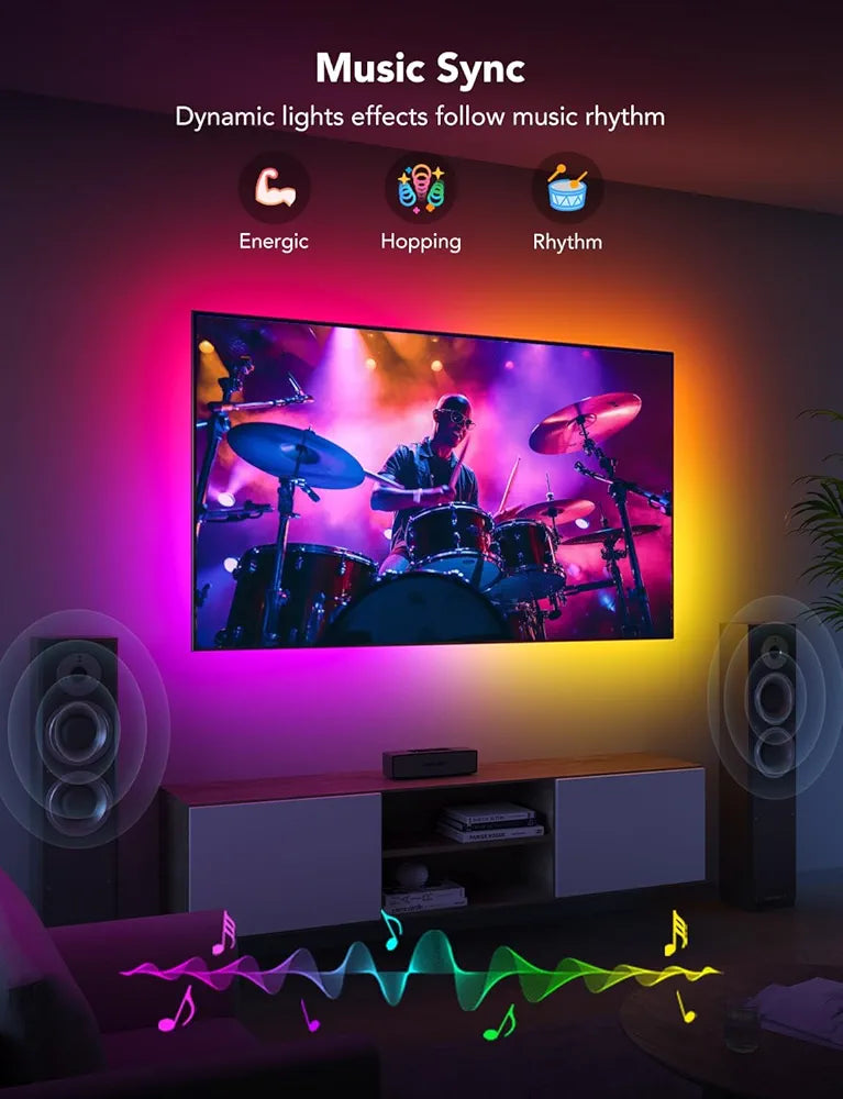 Govee - Smart LED TV Strips - RGBIC - App - 2 Sizes