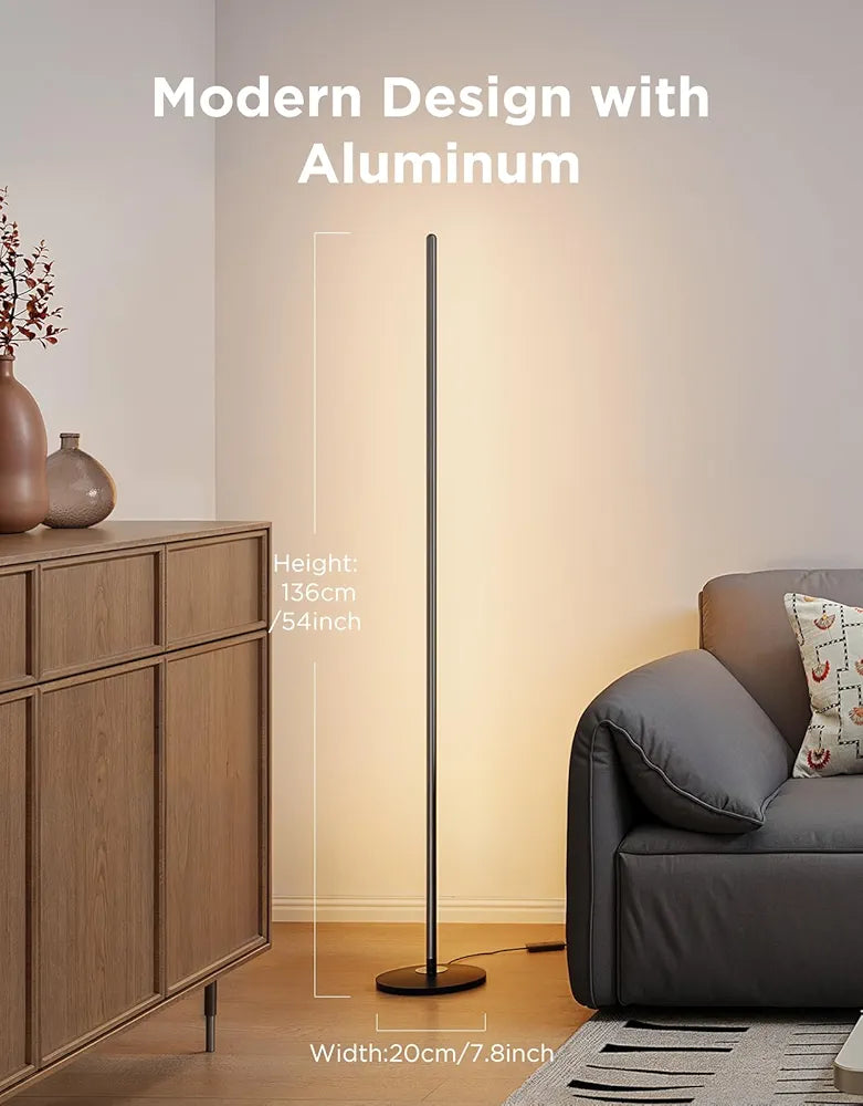 Govee - Smart Corner Floor Lamp - RGBIC - Google/Alexa + Razer Chroma