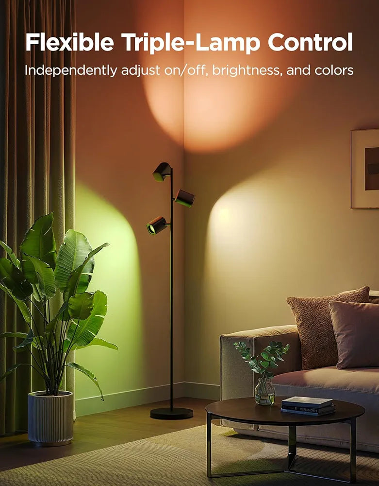 Govee - Smart Tree Floor Lamp - RGBICWW - Google/Alexa + Razer Chroma
