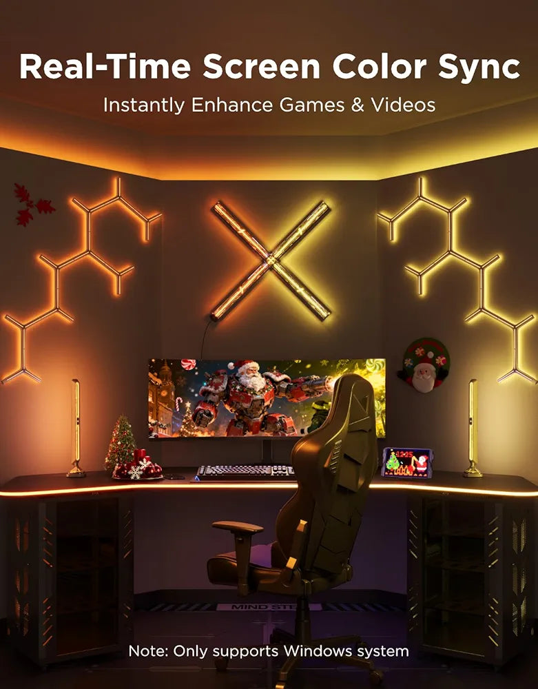 Govee - Smart Gaming Light Bars PRO - RGBICWW - Google/Alexa + Razer Chroma