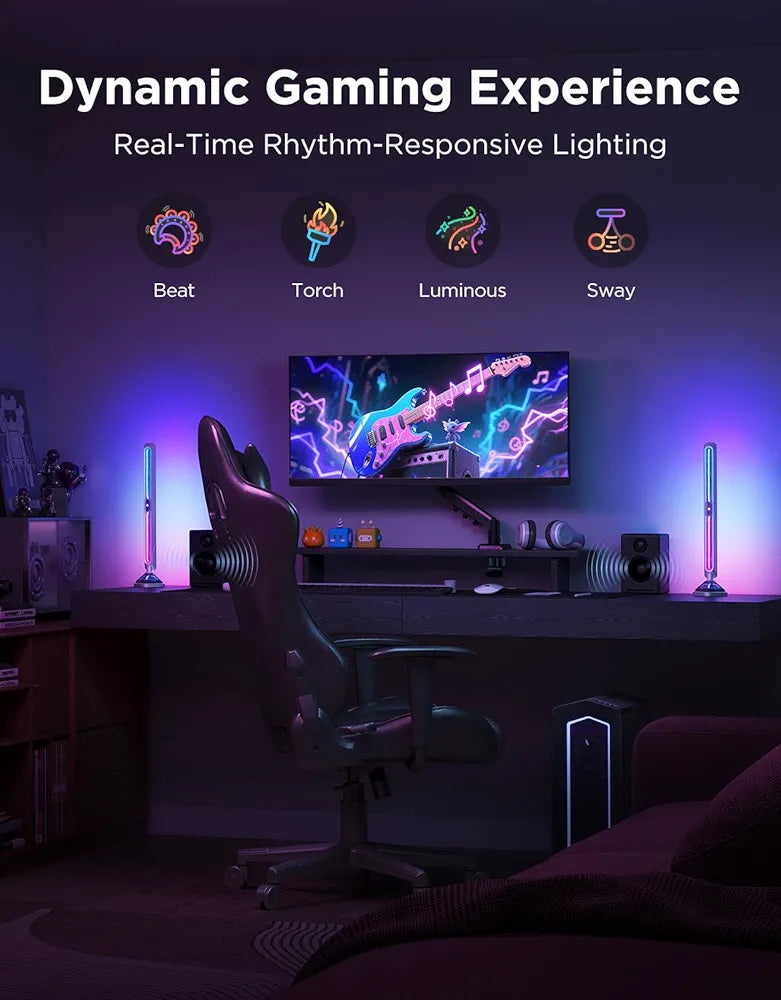 Govee - Smart Gaming Light Bars PRO - RGBICWW - Google/Alexa + Razer Chroma