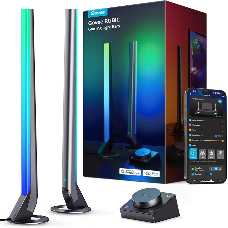 Govee - Smart Gaming Light Bars - RGBICWW - Google/Alexa + Razer Chroma