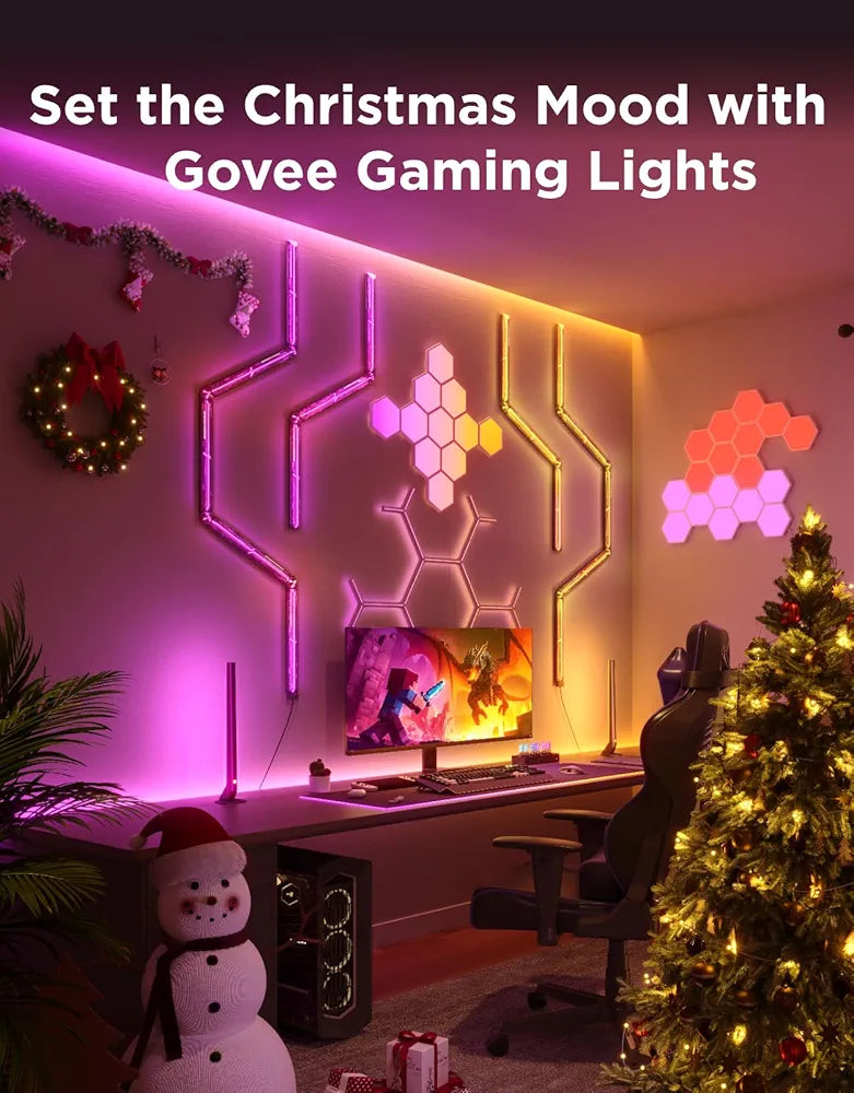 Govee - Smart Gaming Light Bars - RGBICWW - Google/Alexa + Razer Chroma