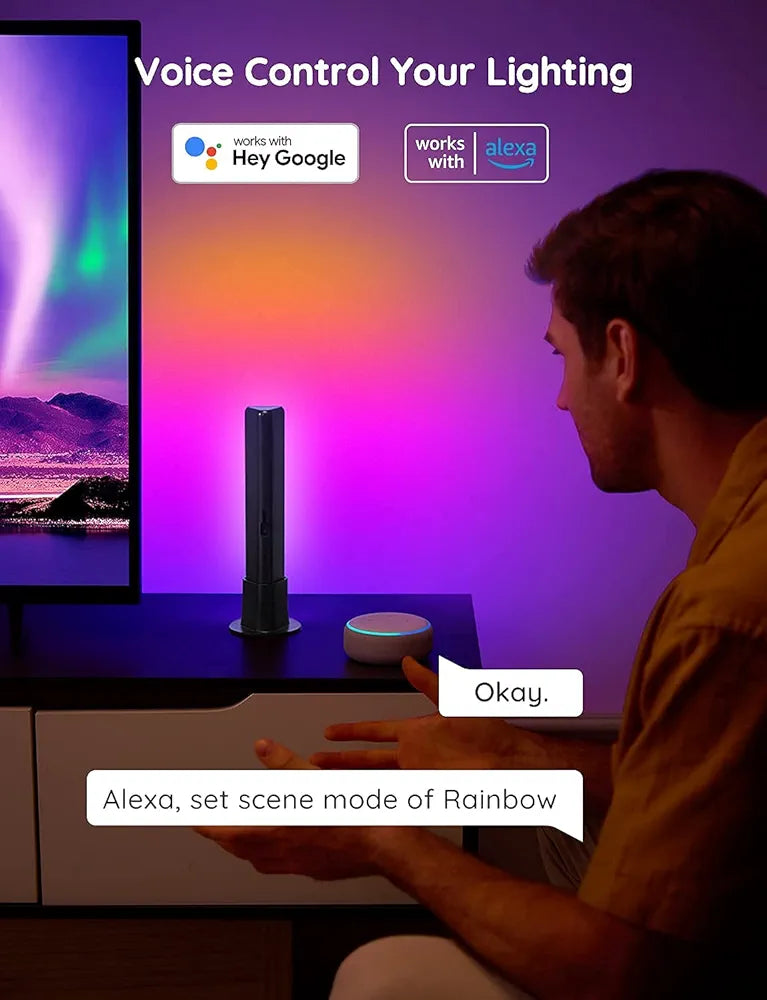 Govee - Smart Light Bars - RGBICWW - Google/Alexa + Razer Chroma