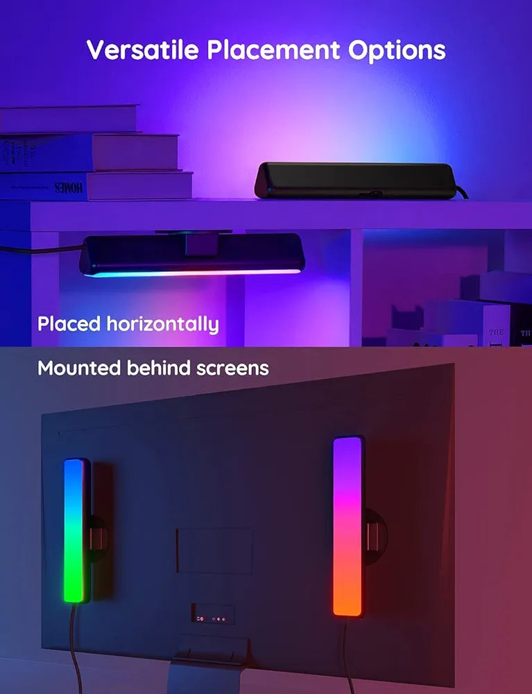 Govee - Smart Light Bars - RGBICWW - Google/Alexa + Razer Chroma