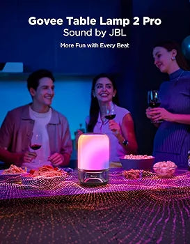 Govee x JBL - Smart Table Lamp 2 PRO Speakers - RGBICWW - Google/Alexa + Razer Chroma