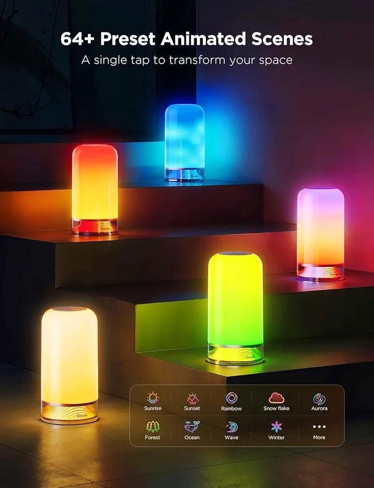 Govee - Smart Table Lamp 2 - RGBICWW - Google/Alexa + Razer Chroma