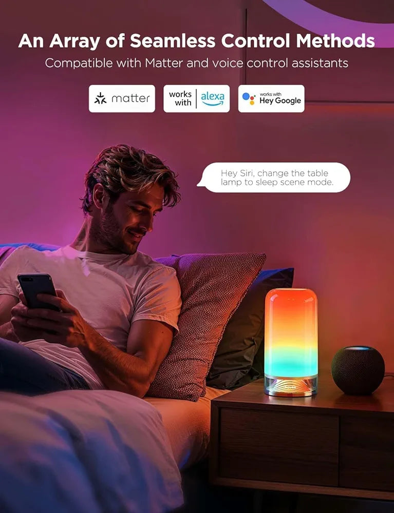 Govee - Smart Table Lamp 2 - RGBICWW - Google/Alexa + Razer Chroma