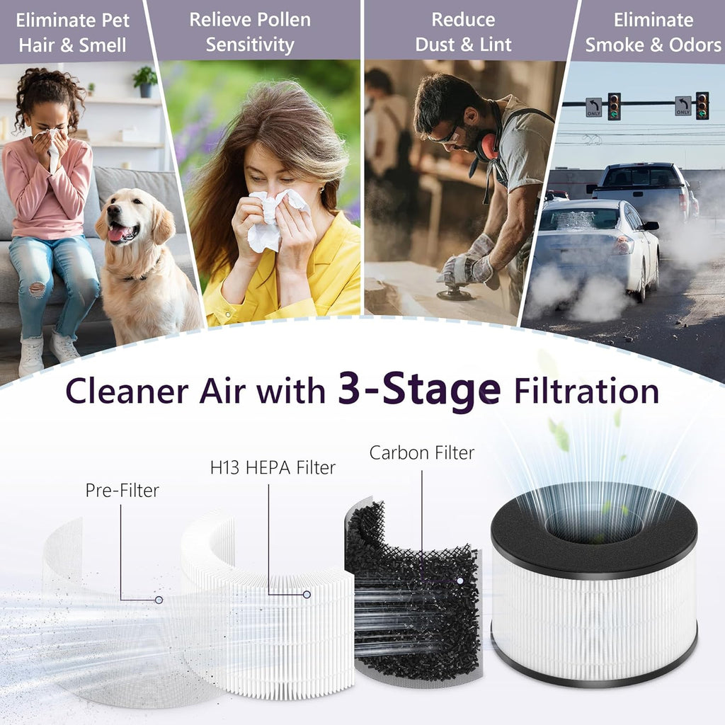 Slevoo - Air Purifier Filters - 4 Pack - Staff Pick