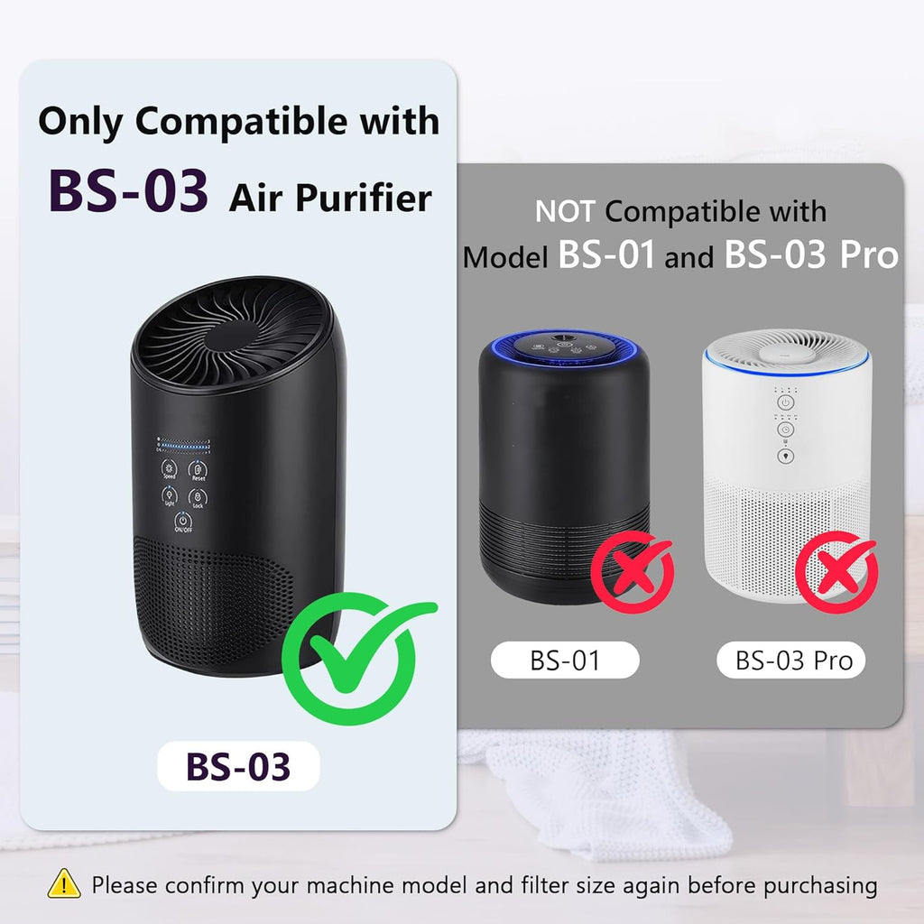 Slevoo - Air Purifier Filters - 4 Pack - Staff Pick