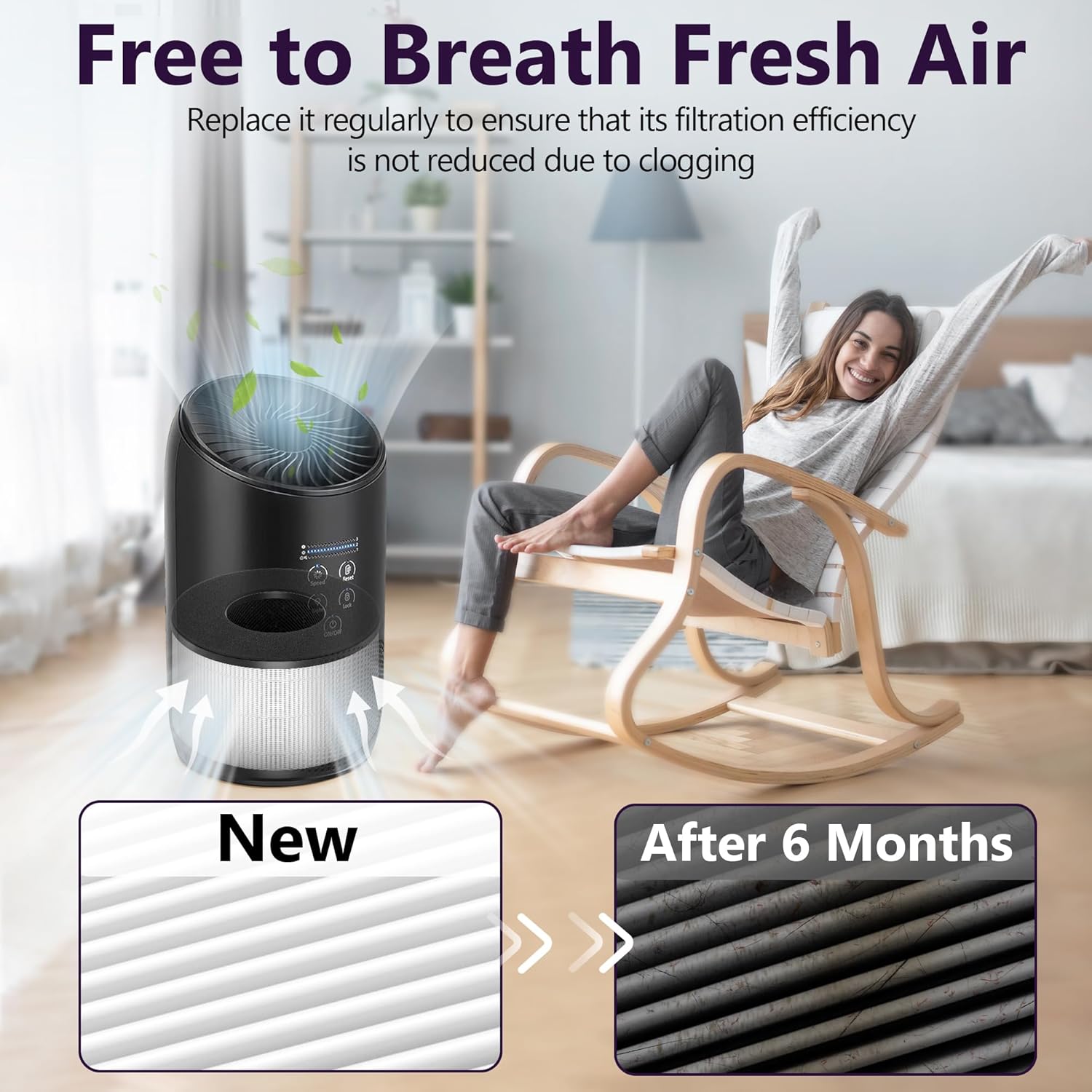 Slevoo - Air Purifier Filters - 4 Pack - Staff Pick