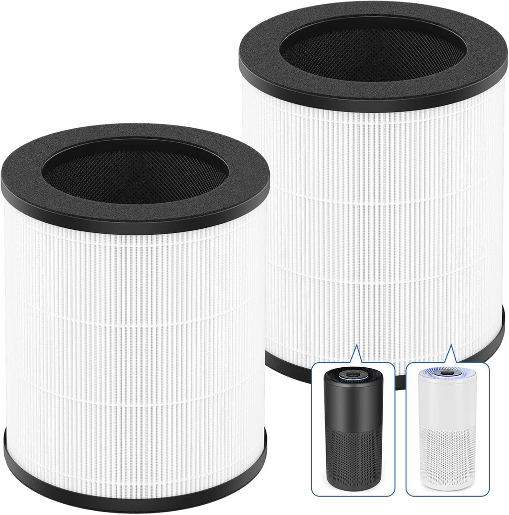 Slevoo - Large Air Purifier Filters - 2 Pack