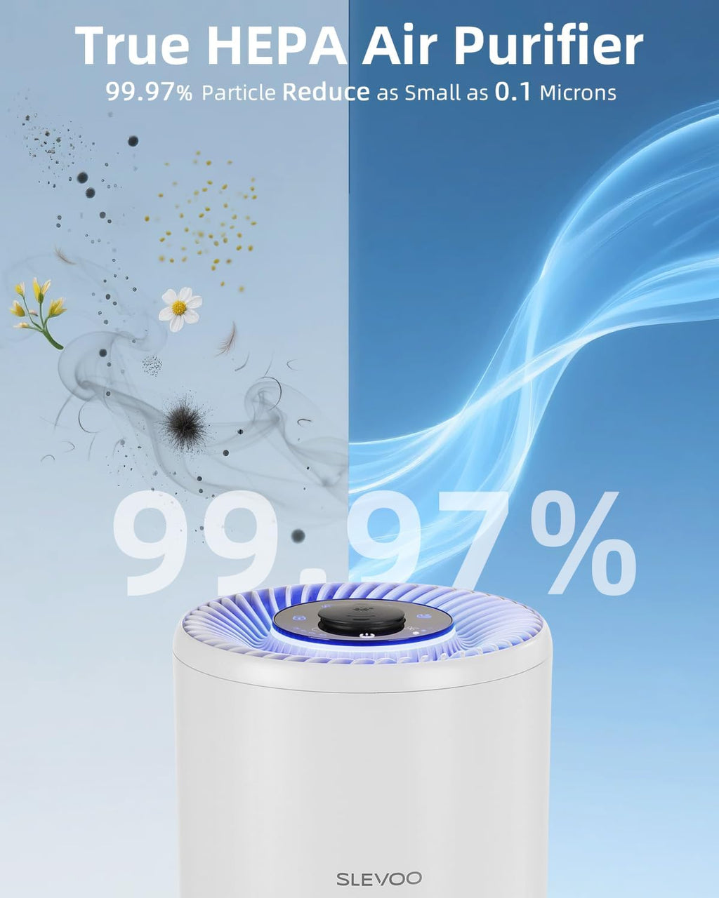 Slevoo - Large Air Purifier - 1092 ft2