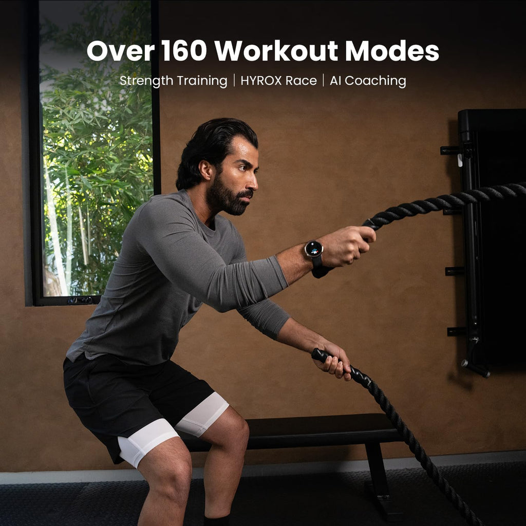 Amazfit Active 2 - ALEXA - PAI - Best Health Tracking 2025 - GPS + Calling/Texting - ROUND