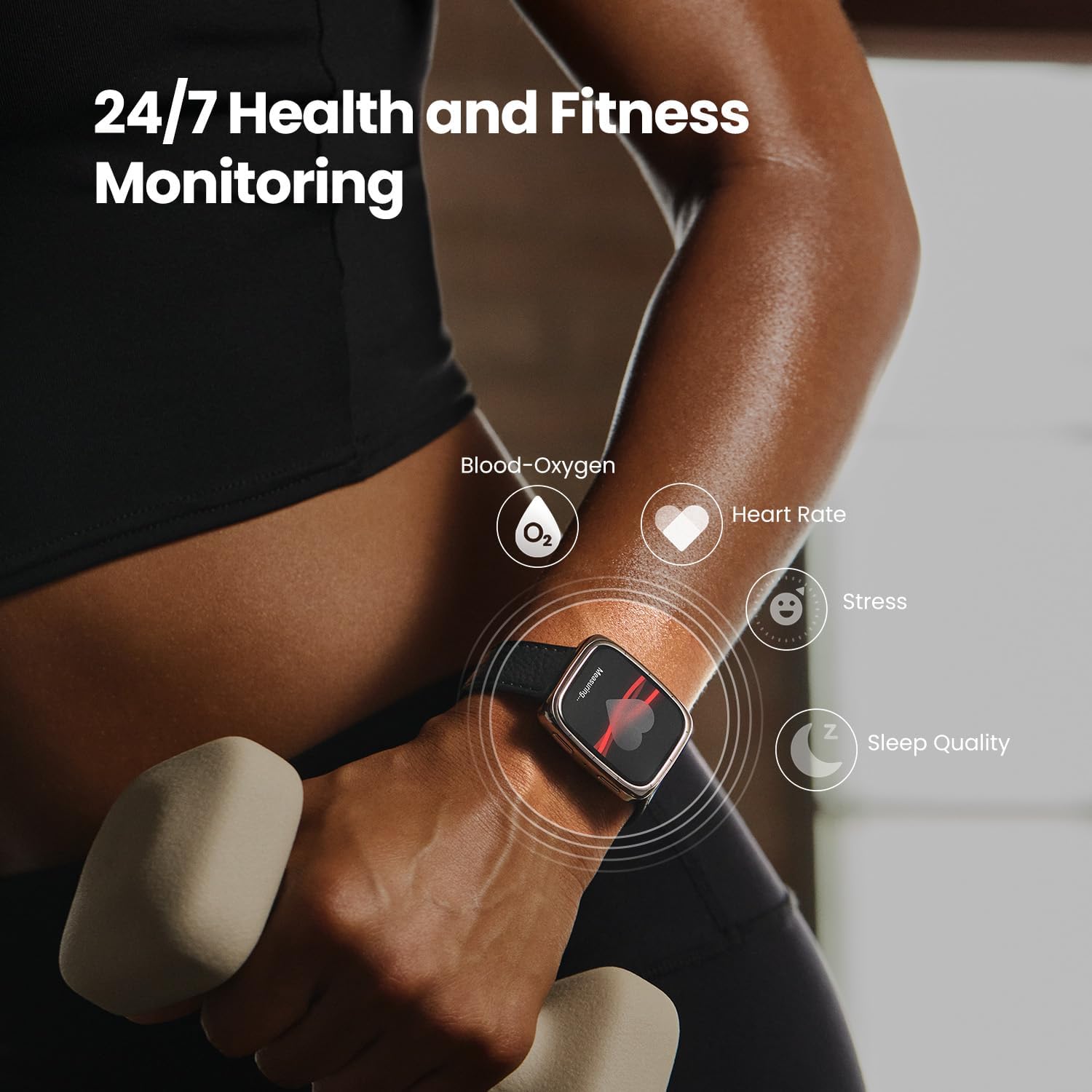 Amazfit Active 2 - ALEXA - PAI - Best Health Tracking 2025 - GPS + Calling/Texting - SQUARE