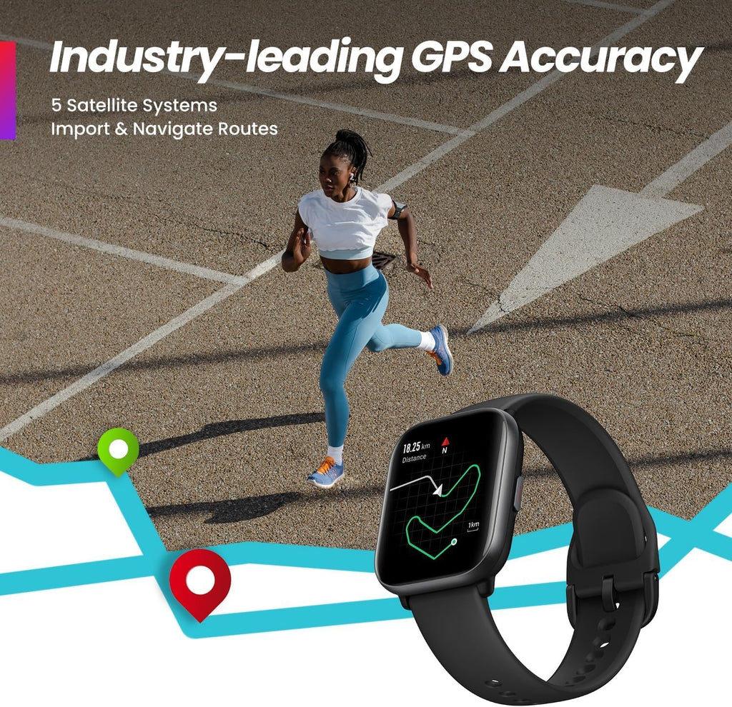 Amazfit Active - ALEXA - PAI - Best Health Tracking 2024 - GPS + Calling/Texting