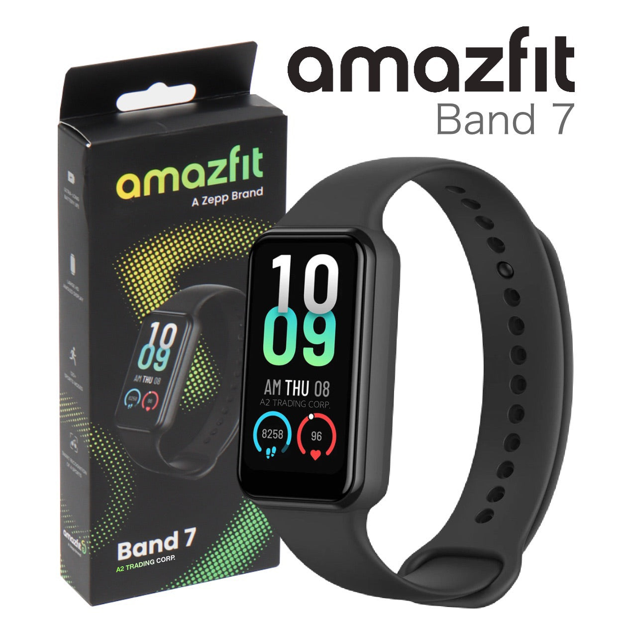 Amazfit Band 7 - ALEXA - Allergy Friendly - Best Health Tracking 2023 - NO METAL