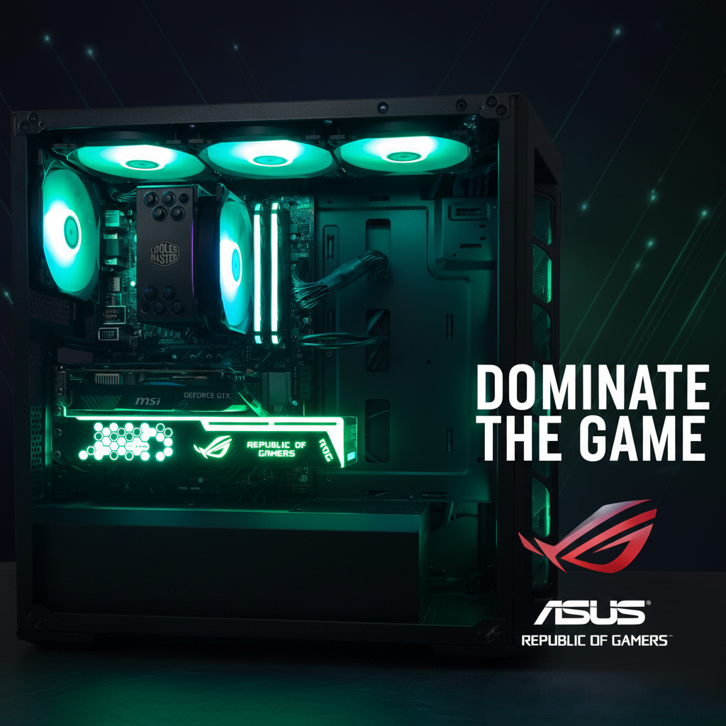 ASUS x CoolerMaster Custom ROG PC - HIGH - Up to PS5