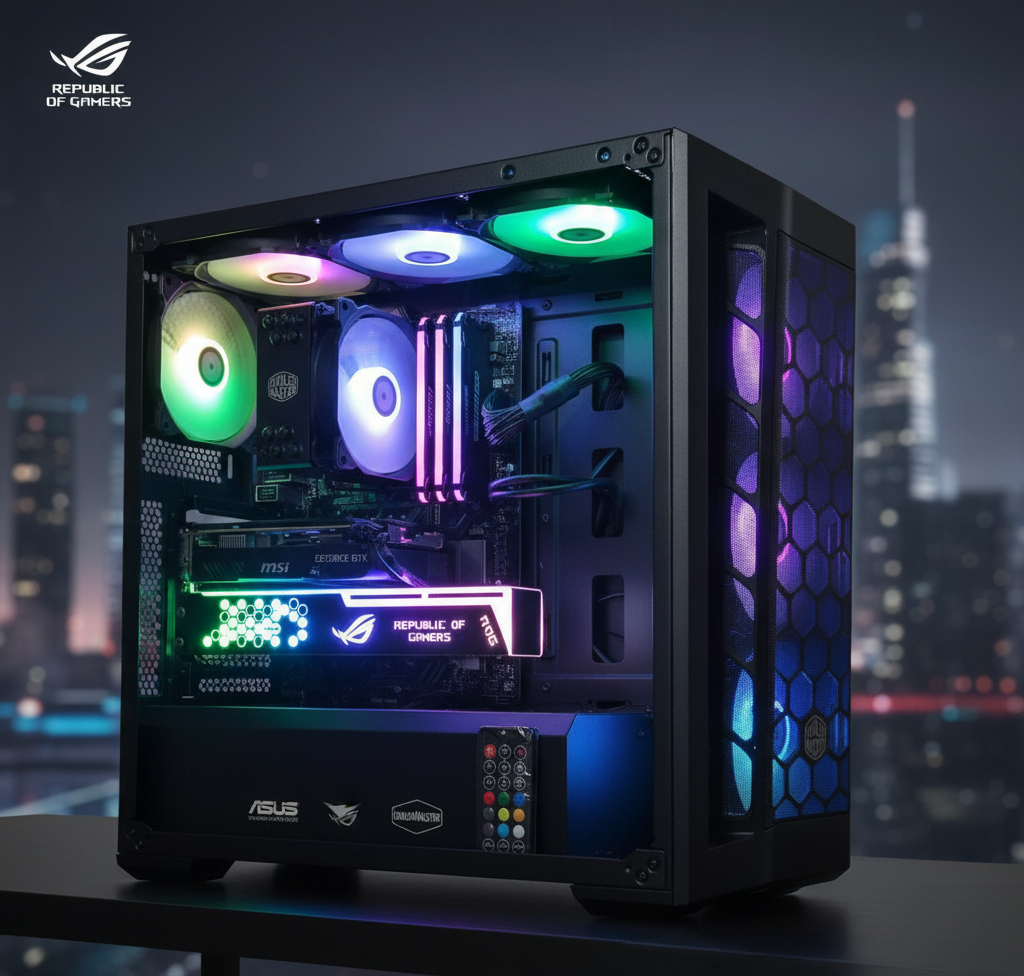 ASUS x CoolerMaster Custom ROG PC - HIGH - Up to PS5