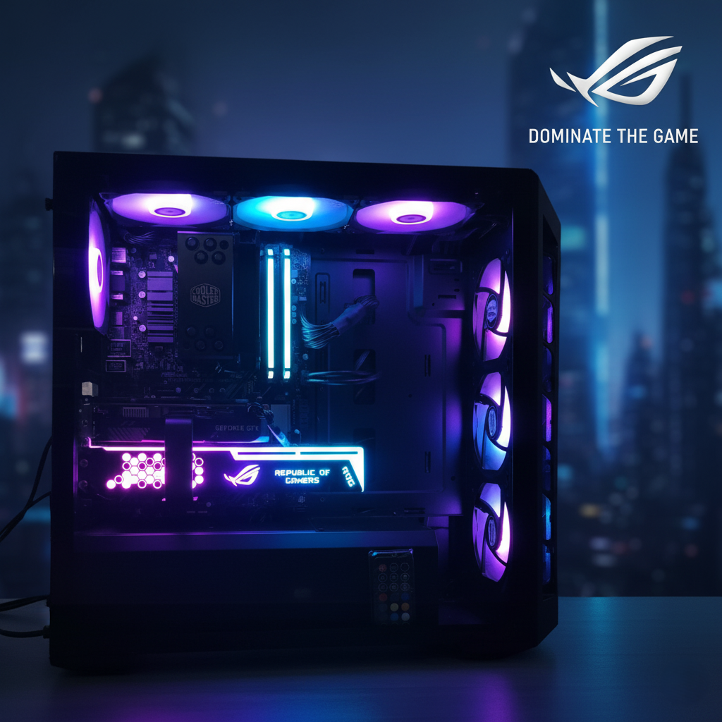 ASUS x CoolerMaster Custom ROG PC - HIGH - Up to PS5