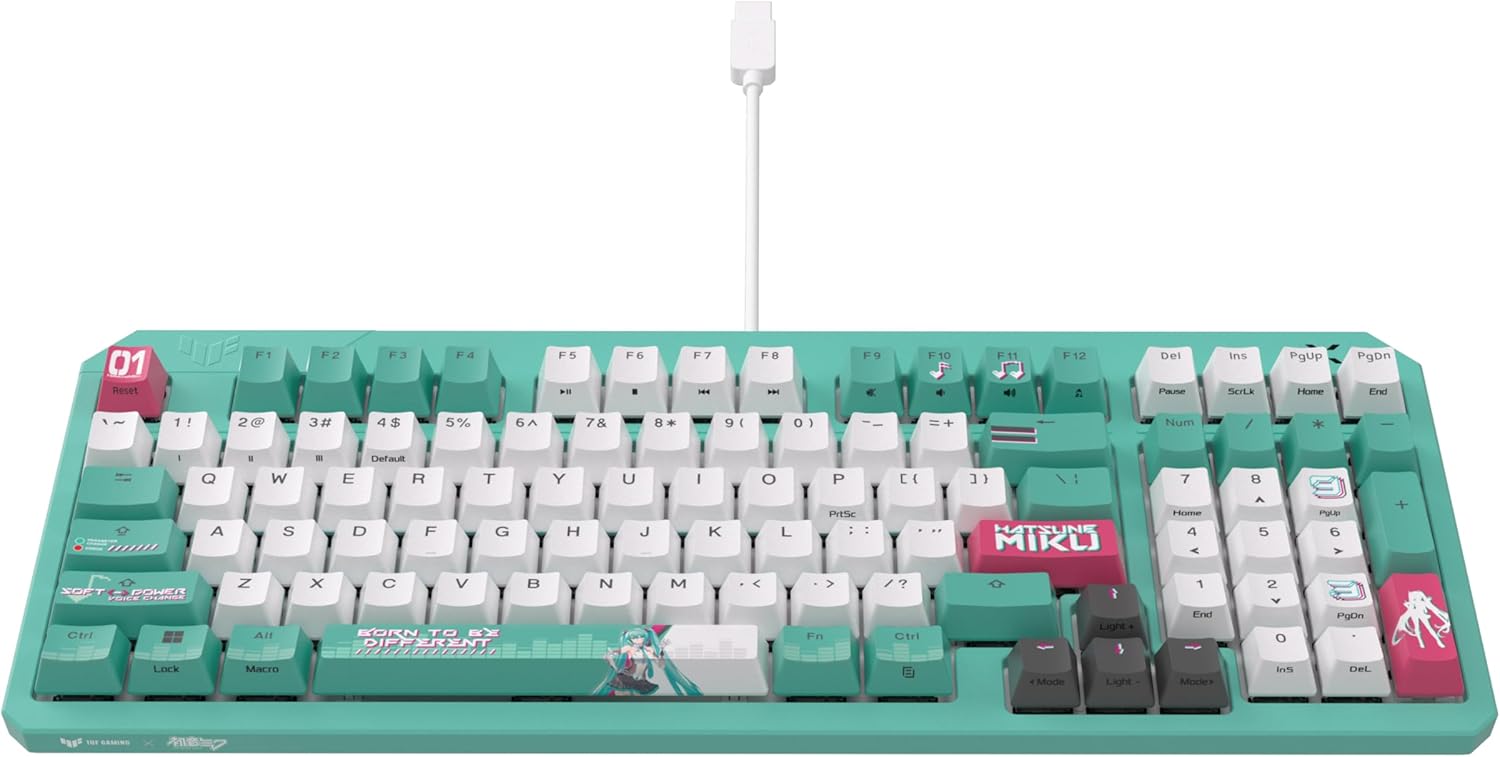 ASUS x Hatsune Miku - RGB Gaming Keyboard