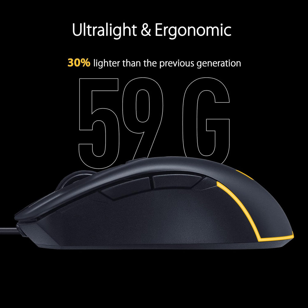 Asus TUF - RGB Gaming Mouse - Lightweight - 59g