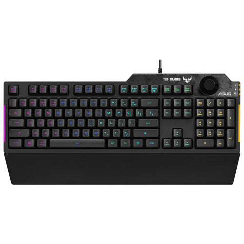 ASUS TUF - RGB Mechanical Gaming Keyboard - Knob