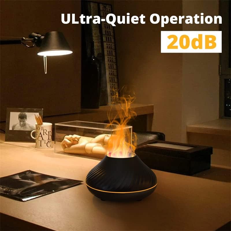 Kinscoter - Fire Bowl - RGB Flame Humidifier + Aroma Diffuser - 250 ML
