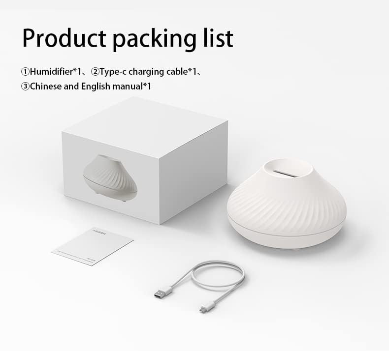 Kinscoter - Fire Bowl - RGB Flame Humidifier + Aroma Diffuser - 250 ML