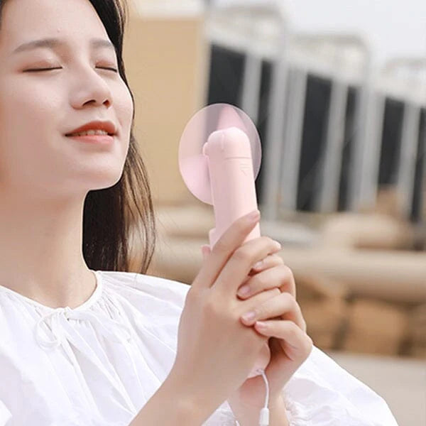 Cool Chill - Handeheld Mini Fan + Phone Stand + Mirror - 2 Colors