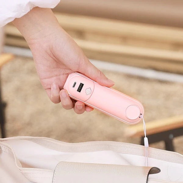 Cool Chill - Handeheld Mini Fan + Phone Stand + Mirror - 2 Colors