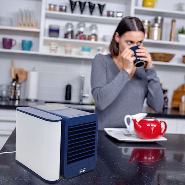 Cool Chill - Eco Air Max Ultra - Table Unit - Air Cooler + Purifier + Humidifier - Voice Control