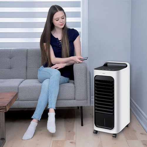 Cool Chill - Eco Air Max XL - Floor Unit - Air Cooler + Purifier + Humidifier - Tubeless