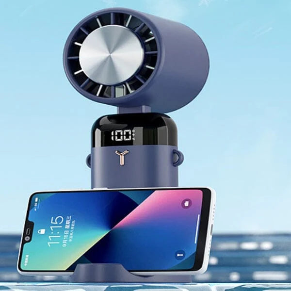 Cool Chill - Handeheld Mini Fan + Phone Stand + Ice Plate