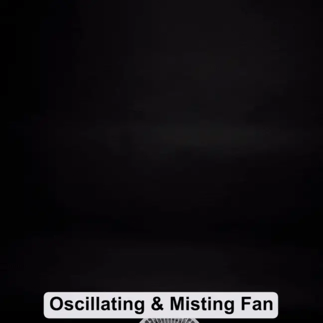 Cool Chill - Telescopic Rotating Misting Fan - Air Cooler