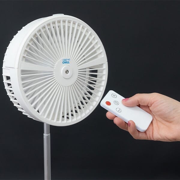Cool Chill - Telescopic Rotating Misting Fan - Air Cooler